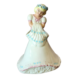 Mid Century Modern 1950s Ceramic Walter Wilson Lady Planter Figurine