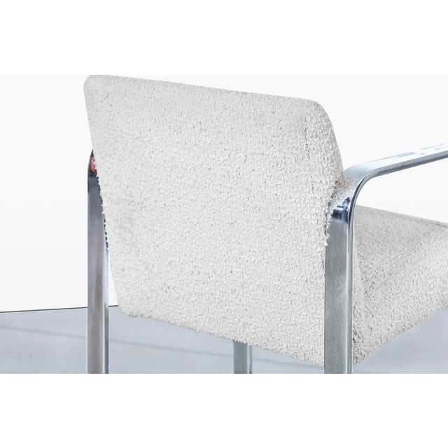 Mid-Century Modern Chrome Sled-Base Counter Stools, 1970s For Sale - Image 12 of 12