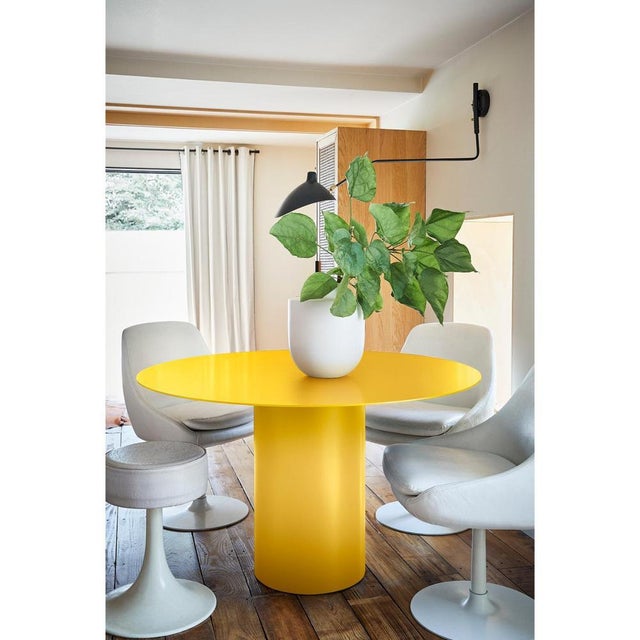 Ibiza Dining Table in Metal by Laurence Du Tilly For Sale - Image 4 of 8