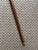 Brass 20th Century Brass Snake Head Wood Cane/Walking Stick For Sale - Image 8 of 10
