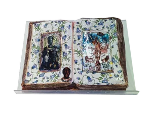 Nicolas Dings, Books of Hours Sculpture, 2020, Ceramic