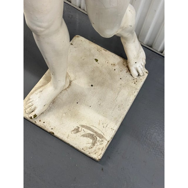Pair of Monumental Classical Bacchus Figures in Fiberglass Sculptures For Sale - Image 16 of 17