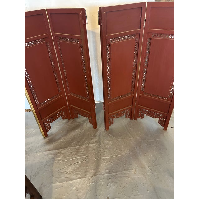 Auburn Vintage Chinoiserie Screen Dividers - a Pair For Sale - Image 8 of 8