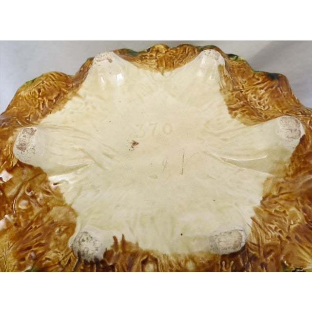 Antique French Onnaing Majolica Blackamoor and Lions Jardinière, C. 1900 For Sale - Image 11 of 12