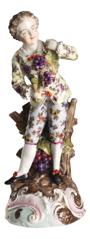 German Porcelain Figurine from Volkstedter Manufactory