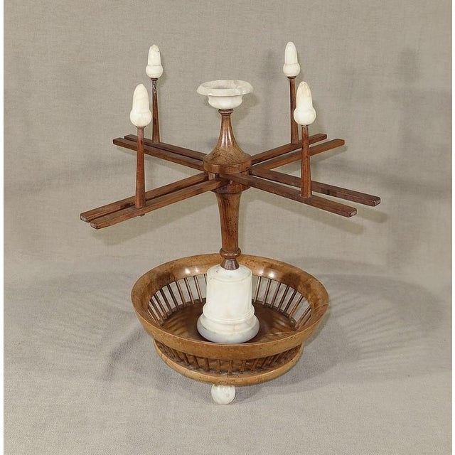 Small Wooden and Alabaster Woolen Reel For Sale - Image 17 of 17