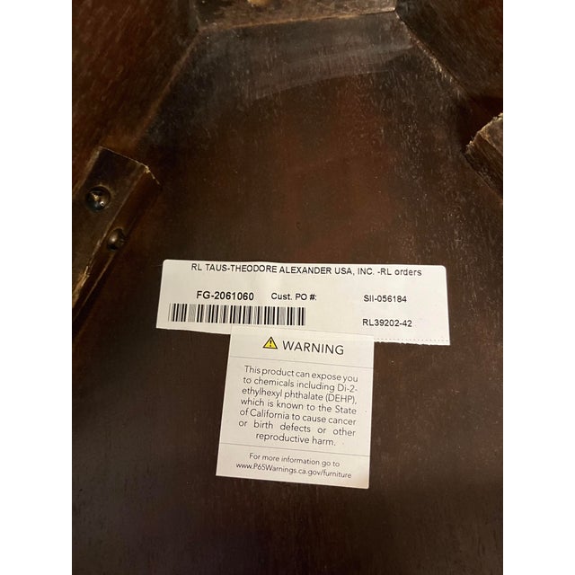 Ralph Lauren Country English Style Walnut Cricket Pub Table For Sale - Image 11 of 18