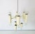 1960s Sciolari 9-Arm White Chandelier For Sale - Image 11 of 13