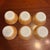 1960s Vintage Fire King Peach Custard Cups, Ramekins, Set of Six Dessert Cups For Sale - Image 5 of 9