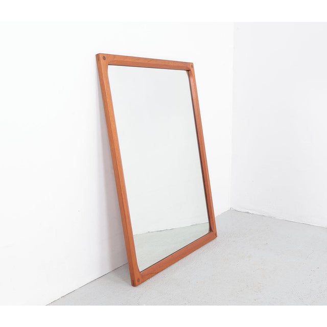 Mid-Century Modern Model 164 Mirror in Teak by Kai Kristiansen for Aksel Kjersgaard, 1960s For Sale - Image 3 of 11