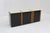 Vintage Sideboard in wood and marble from Italy 1970s. Beautifully designed with black laquered wood and solid wooden...