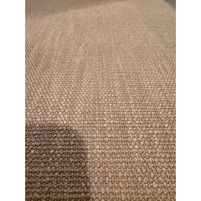 Upholstered Accent Chair With Turned Wood Legs For Sale - Image 13 of 14