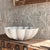 Stone Hand-Carved White Marble Cirque Floral Vessel Sink - Modern Bathroom Vanity Basin For Sale - Image 7 of 10