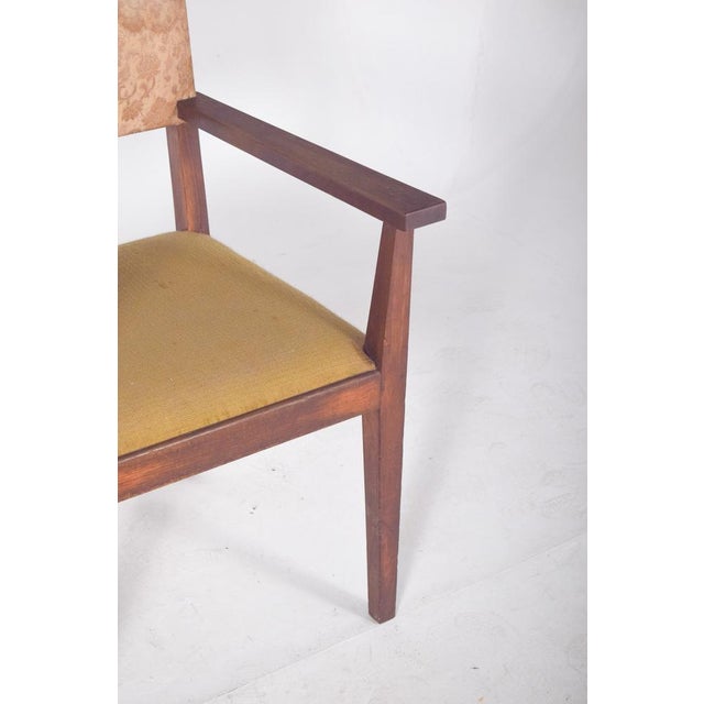 Armchair with Upholstered Seat and Back, 1890s For Sale - Image 4 of 8