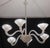 Barovier & Toso 6 Light Rostrato Murano Glass Chandelier Attributed to Barovier & Toso, 1950s For Sale - Image 4 of 12