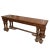 Brown Early 20th Century French Carved Walnut 3 Drawer Console Server Table For Sale - Image 8 of 10