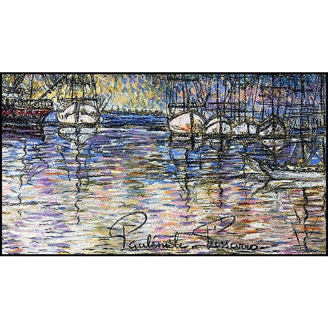 Contemporary Early 20th Century Grand Clippers, Paul-Émile Pissarro For Sale - Image 3 of 4