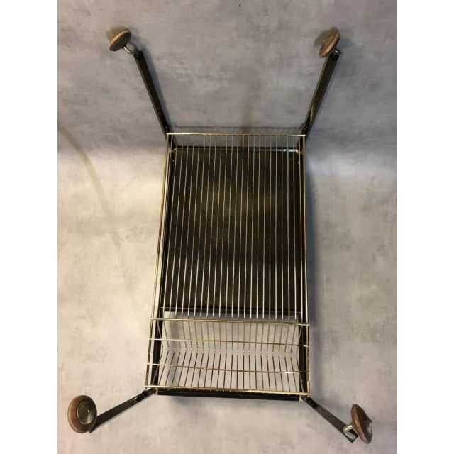 Vintage Industrial Iron Trolley, 1950s For Sale - Image 15 of 16
