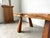 Vintage French Brutalist Coffee Table in Walnut, 1970s For Sale - Image 9 of 18