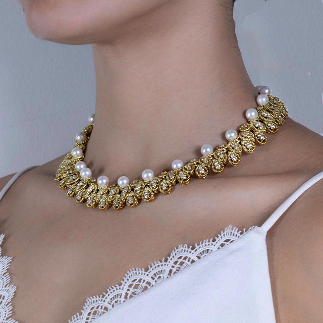 Contemporary Late 20th Century Hammerman Brothers Necklace & Earring Suite, 3 Pieces For Sale - Image 3 of 4