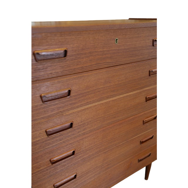 Danish Model 130 Chest of Drawers by Gunni Omann for Omann Jun Møbelfabrik, 1960s For Sale - Image 10 of 11