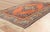 Persimmon Vintage Romanian Tabriz Rug, 04'01 X 06'00 For Sale - Image 8 of 10