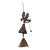 Cosanti Originals Cast Bronze 'Save the Wilderness' Eagle Wind Bell, Chime For Sale
