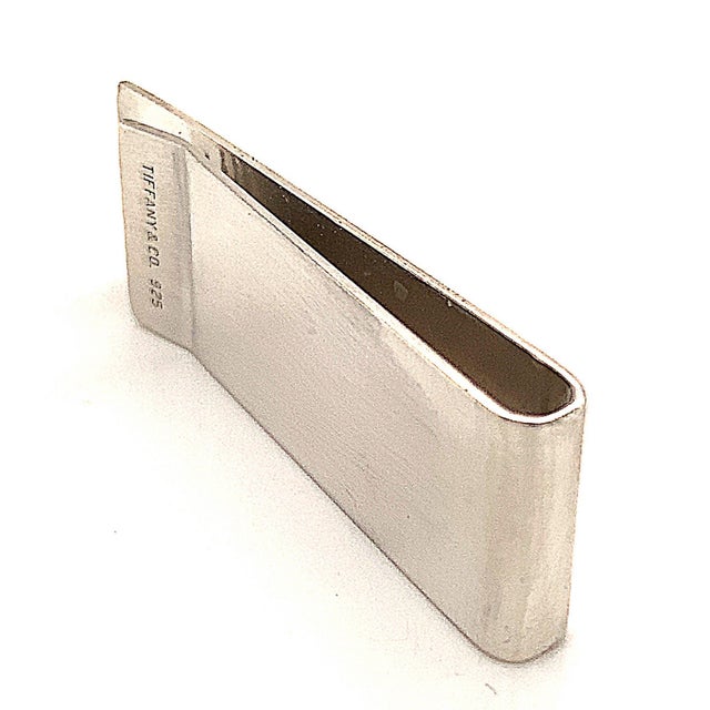 1990s Tiffany & Co Estate Sterling Silver Money Clip 13.88 Grams For Sale - Image 9 of 10