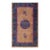1920s Salmon Floral Antique Chinese Art Deco Carpet 4' X6'10" Handwoven Wool Rug For Sale