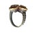 Vintage Natural Ruby, Emerald, Sapphire & Diamond Ring - 925 Sterling Silver Size 8 For Sale - Image 9 of 9