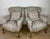 French Louis XV Style Upholstered Armchairs with Giltwood Frames, 1940, Set of 2 For Sale - Image 6 of 12