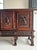 1950s Heavily Carved Spanish Style MCM Sideboard W/ All Keys For Sale - Image 4 of 12