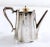 Classic high-quality silver-plated tea and coffee set (Hard Metal); the pieces in a shaped oval shape are embellished with...