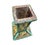 Green s.a.c.a. Sesto Fiorentino Italian Majolica Architectural Vase With Dragons & Tigers, C. 1930–1950 For Sale - Image 8 of 11
