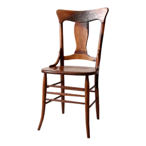 Antique Splat Back Dining Chair