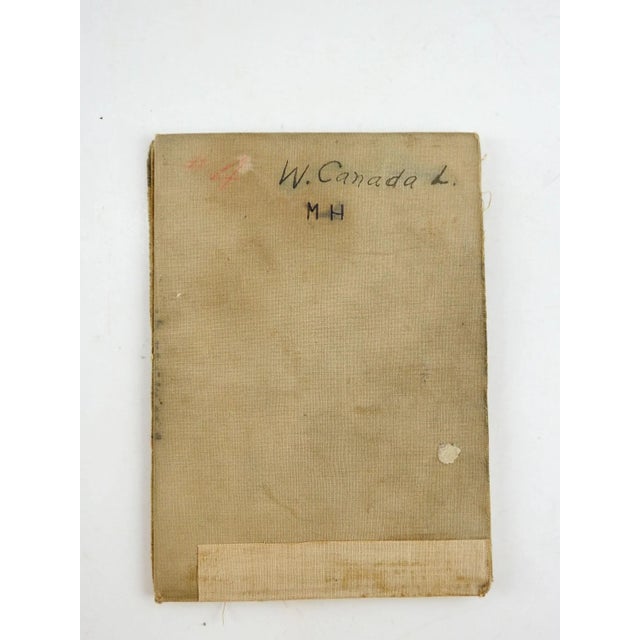 Shabby Chic West Canada Lakes New York 1900 Us Geological Survey Folding Map For Sale - Image 3 of 6