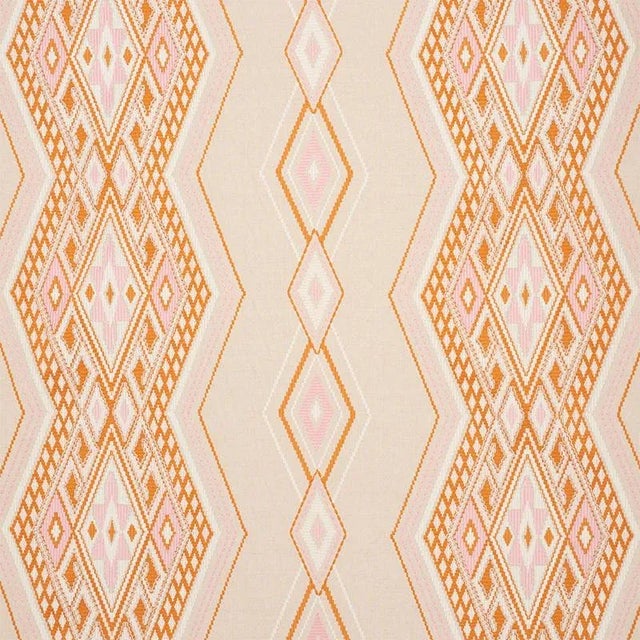 Inflected with a chic, one-of-a-kind tribal aesthetic, this embroidered geometric stripe packs a ton of dimension into a...