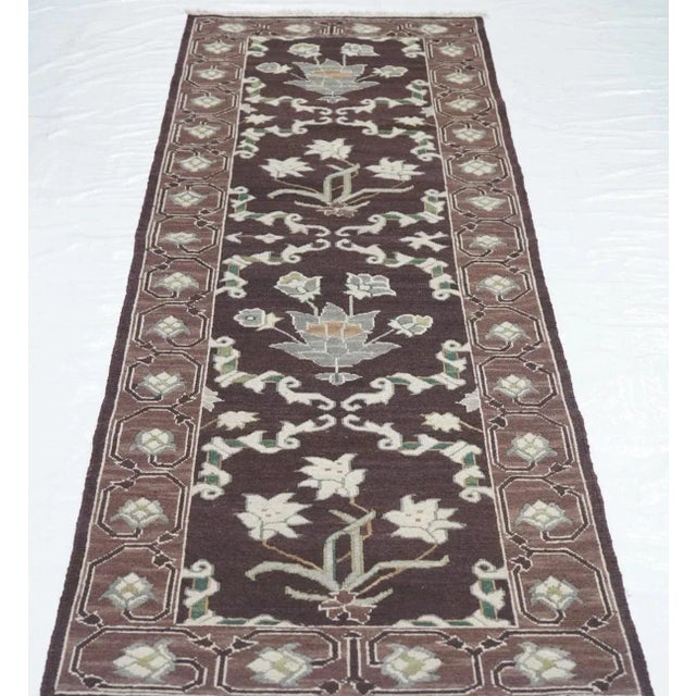 Textile Sumak Runner 2'5'' X 8'0" For Sale - Image 7 of 12