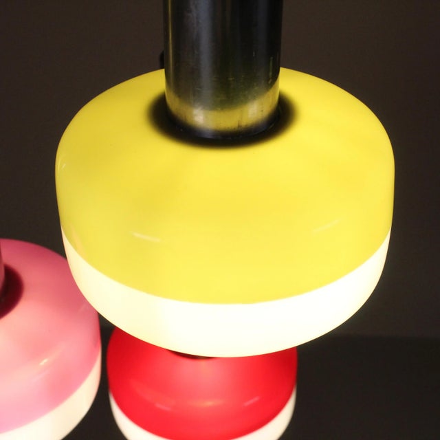 Coloured Chandelier from Stilnovo, 1960s For Sale - Image 6 of 9
