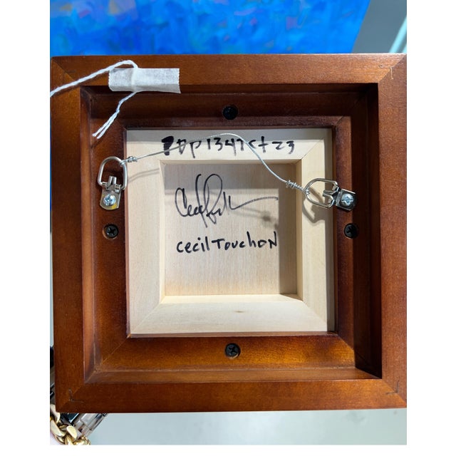 Cecil Touchon Cecil Touchon Collage on Panel Titled: PDP 1311 By Cecil Touchon 2023 For Sale - Image 4 of 7