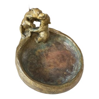 Bronze Pocket Emptier Bears by Friedrich Gornik, 1920s For Sale