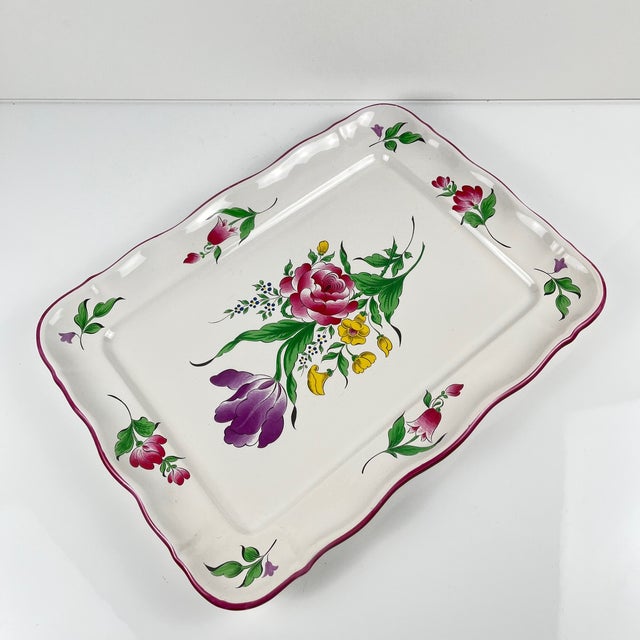 Streetlight Model Rectangular Dish from KG Lunéville, 1950s For Sale - Image 3 of 9