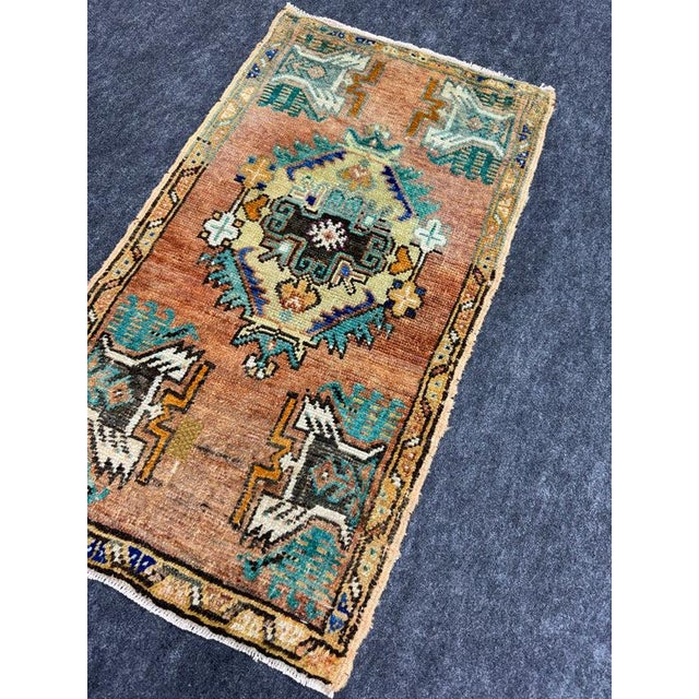 Early 21st Century Turkish Yastik Rug 1'8" x 3' For Sale - Image 5 of 5
