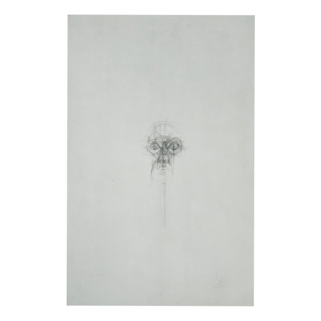 Alberto Giacometti, Female Head, 1963, Original Lithograph For Sale