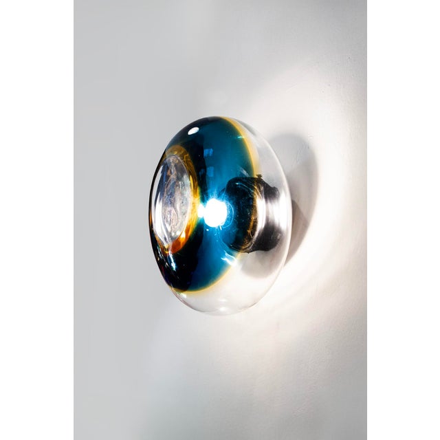 Vintage Italian Applique in Murano Glass, 1970s For Sale - Image 3 of 6