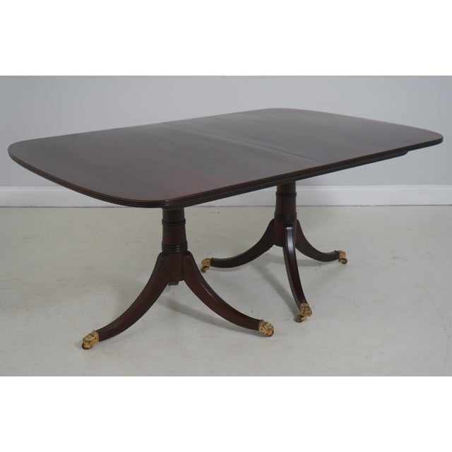 Stickley Duncan Phyfe Mahogany Dining Room Table For Sale - Image 11 of 18