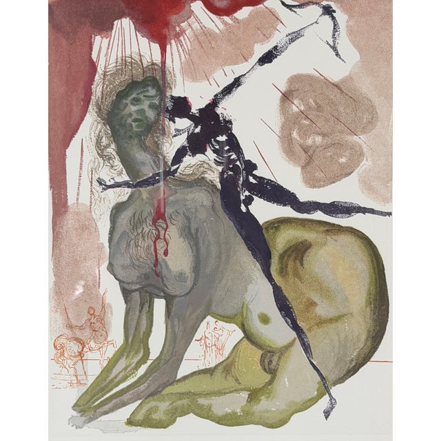 Surrealism 1960s Divine Comedy Hell Canto 12 Decomposition For Sale - Image 3 of 3