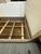 Queen Size Restoration Hardware Maison Fabric Panel Bed Frame, Antique Oak Finish For Sale - Image 9 of 12