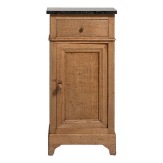 19th Century France Belgian Brown Oak Side Table For Sale