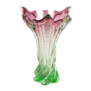 Mid-Century Sommerso Murano Glass Vase, Italy, 1960s